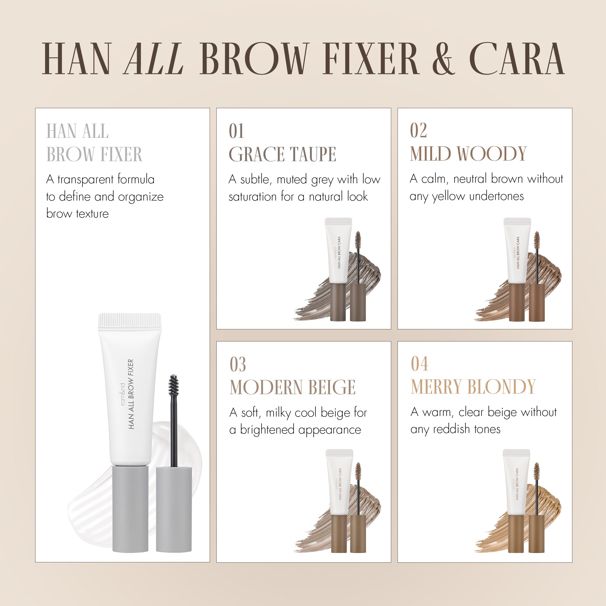 HAN ALL BROW CARA - rom&nd