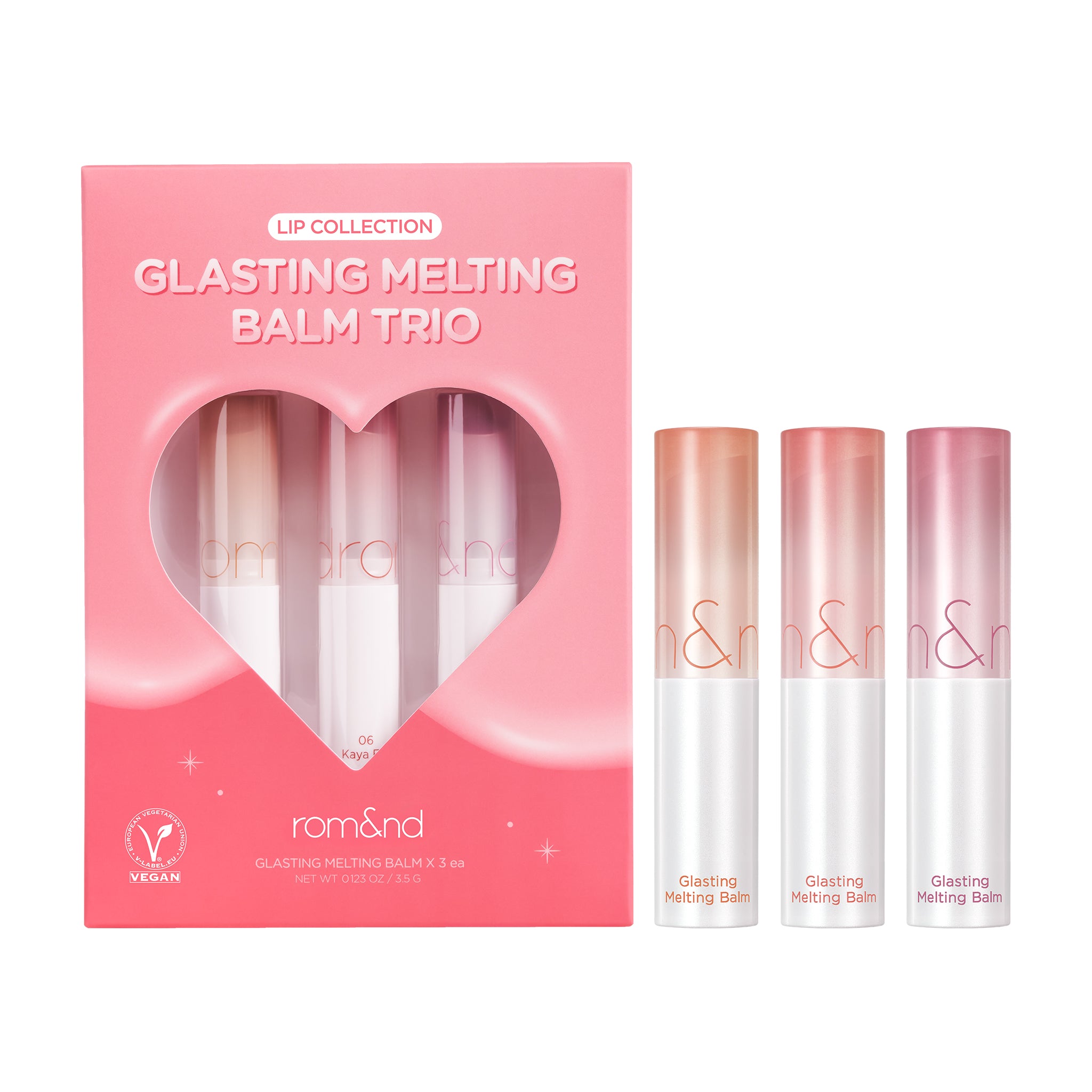 GLASTING MELTING BALM TRIO - rom&nd