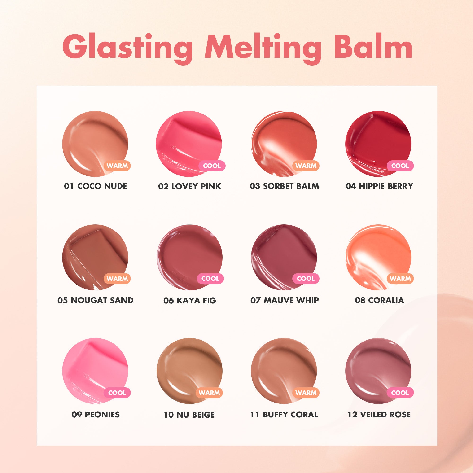 GLASTING MELTING BALM - rom&nd