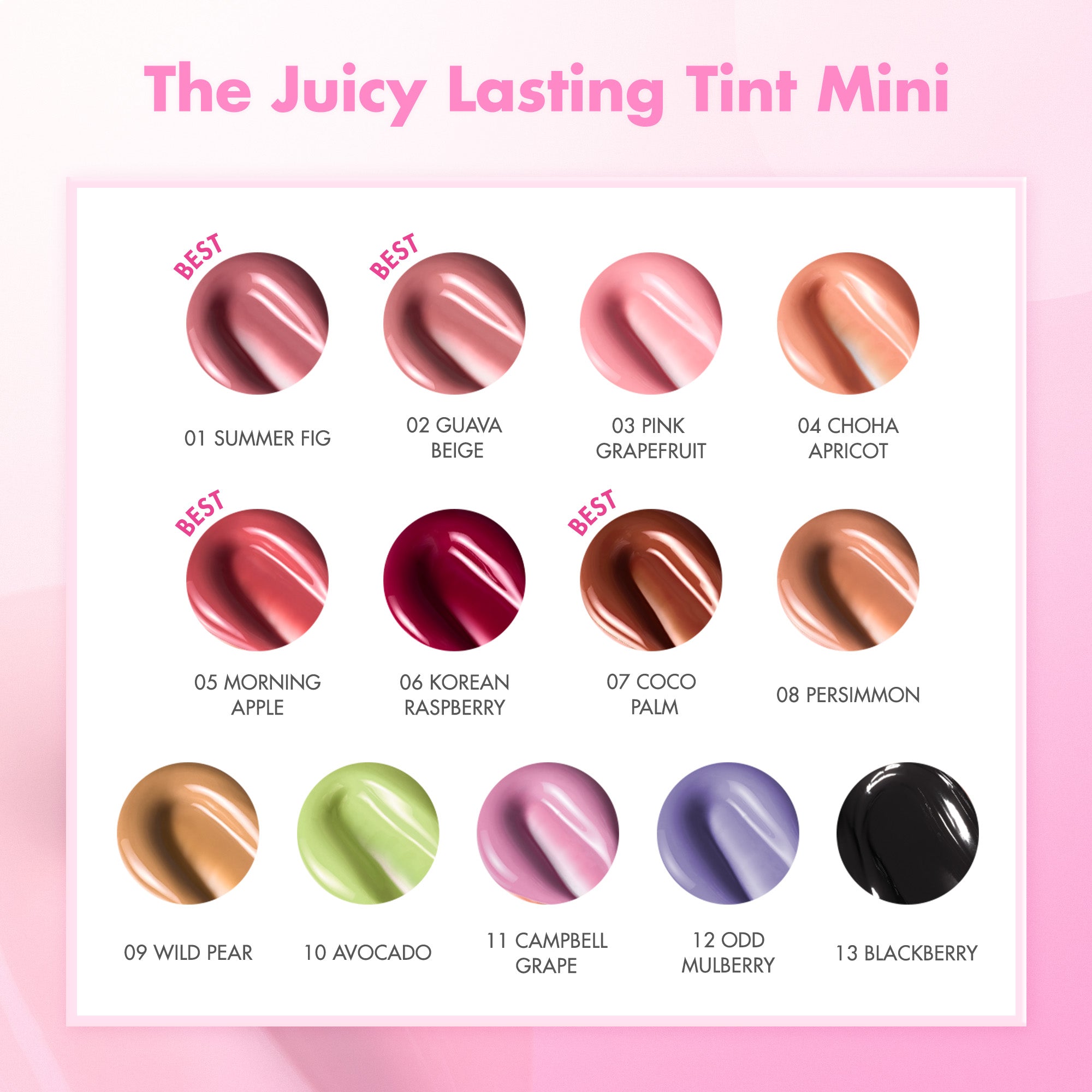 THE JUICY LASTING TINT MINI - rom&nd