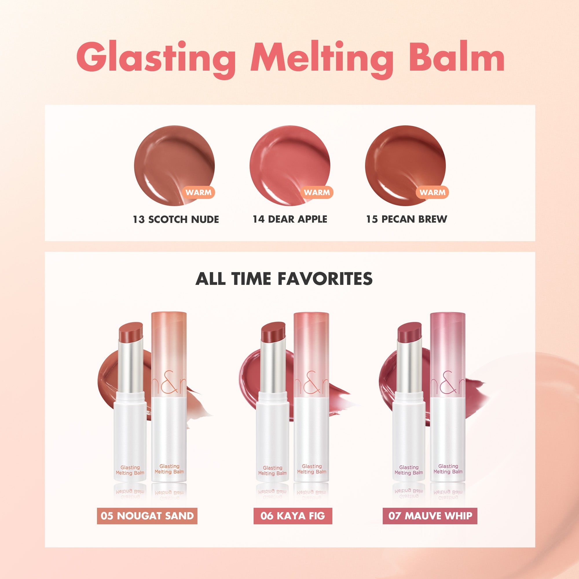GLASTING MELTING BALM - rom&nd