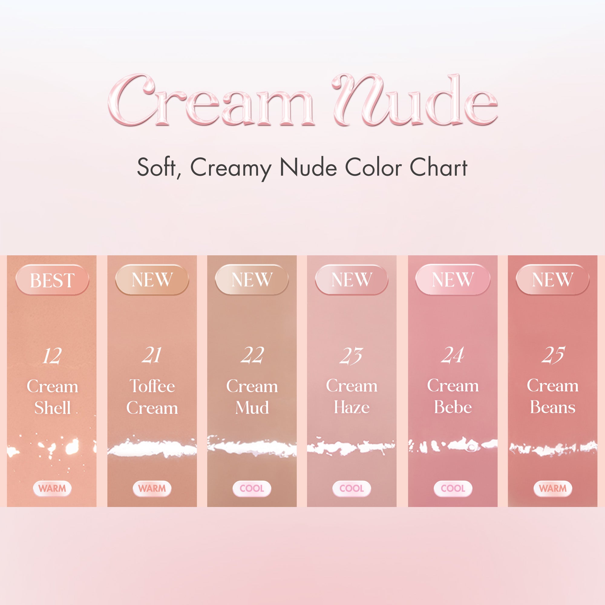 GLASTING COLOR GLOSS : NUDE SERIES - rom&nd