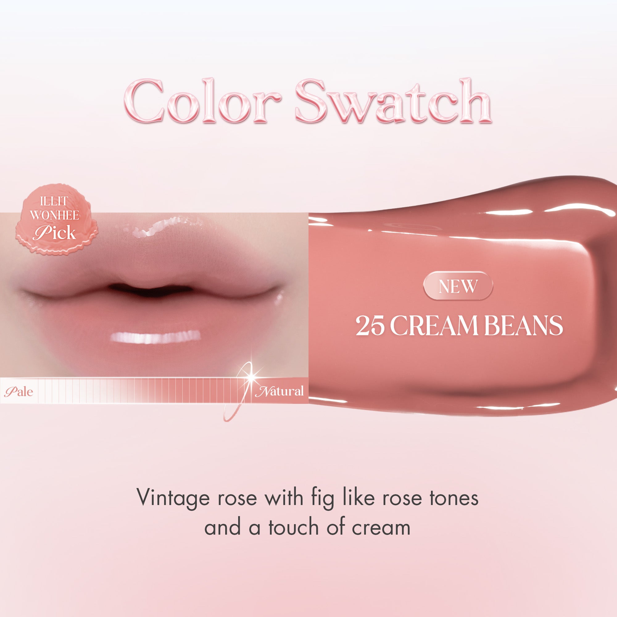 GLASTING COLOR GLOSS : NUDE SERIES - rom&nd