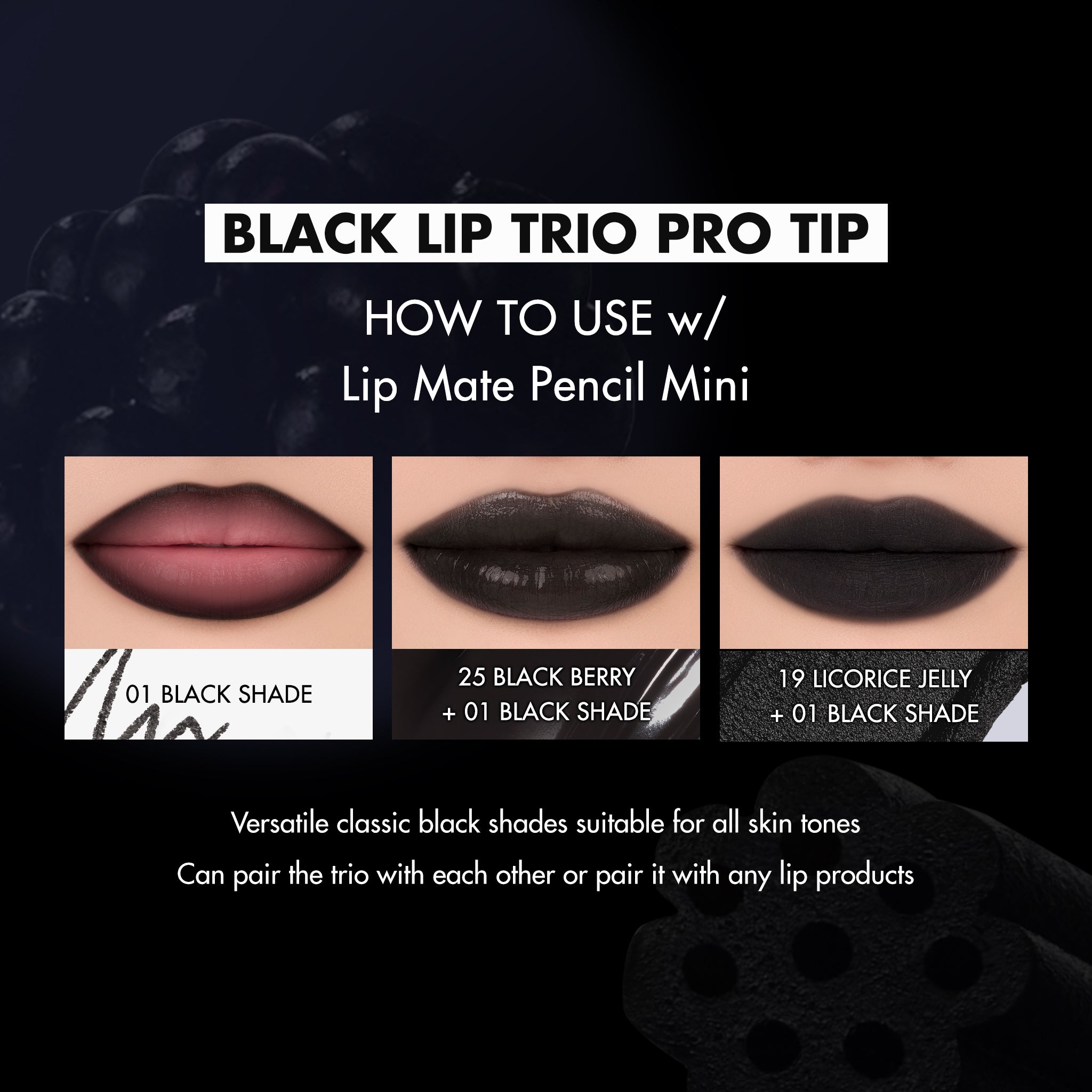 BLACK LIP TRIO EDITION - rom&nd
