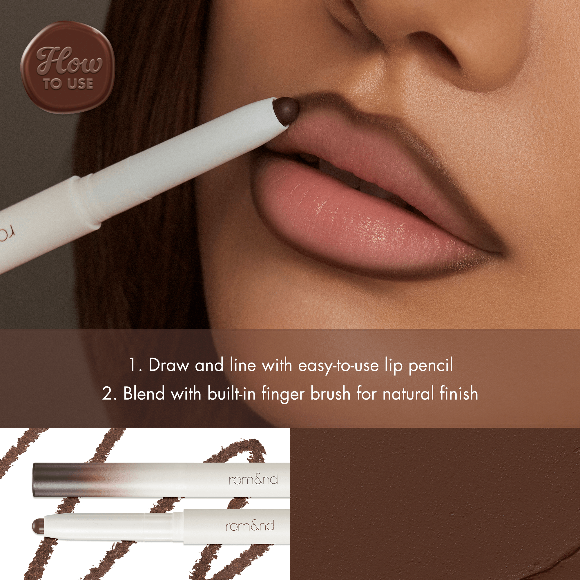 LIP MATE PENCIL - rom&nd
