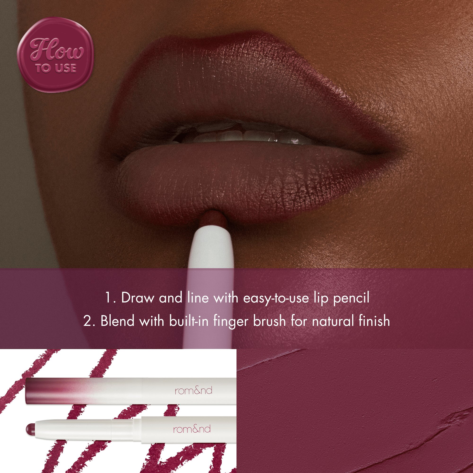 LIP MATE PENCIL - rom&nd