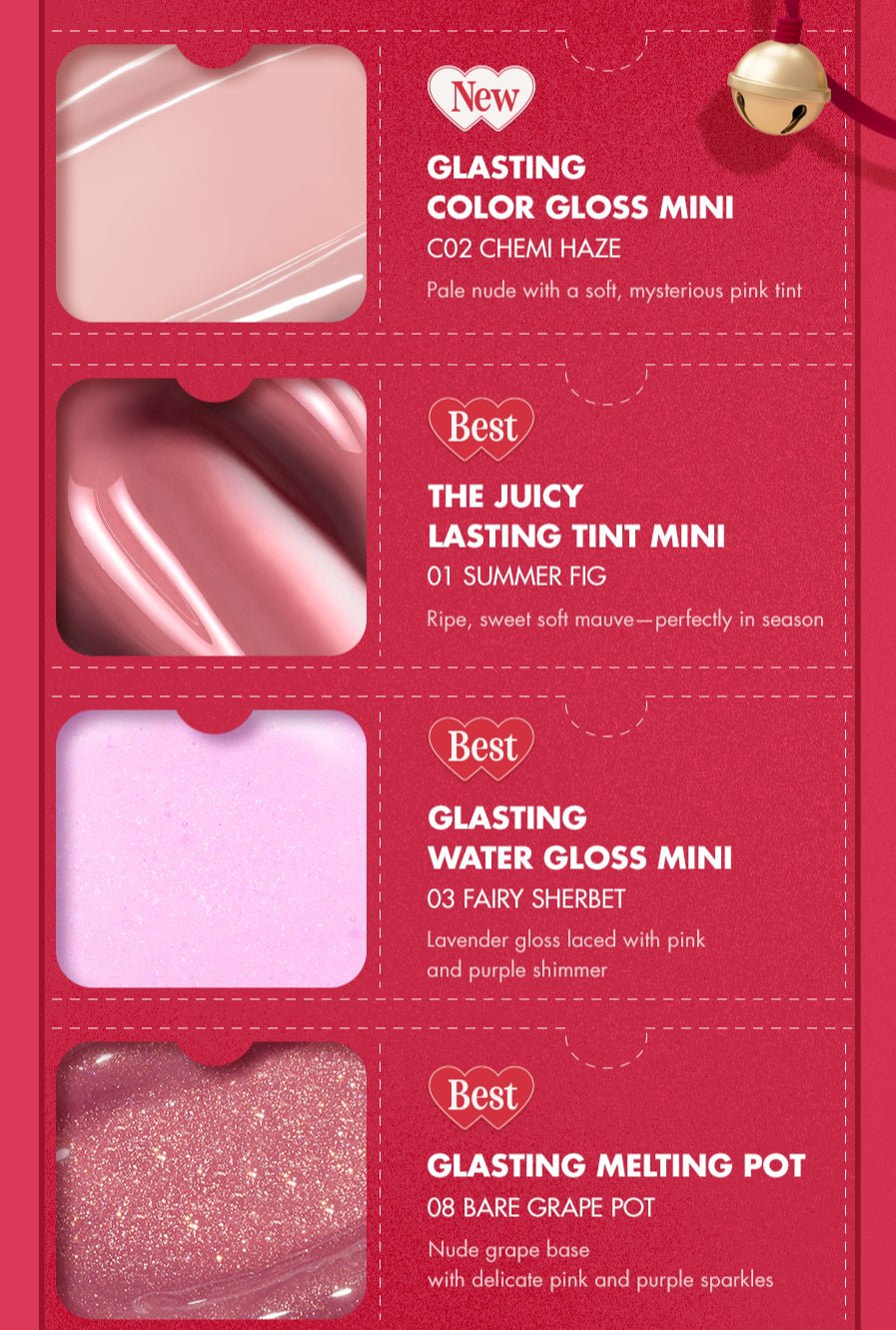 CHEMI HEART ADVENT CALENDAR - COOL - rom&nd