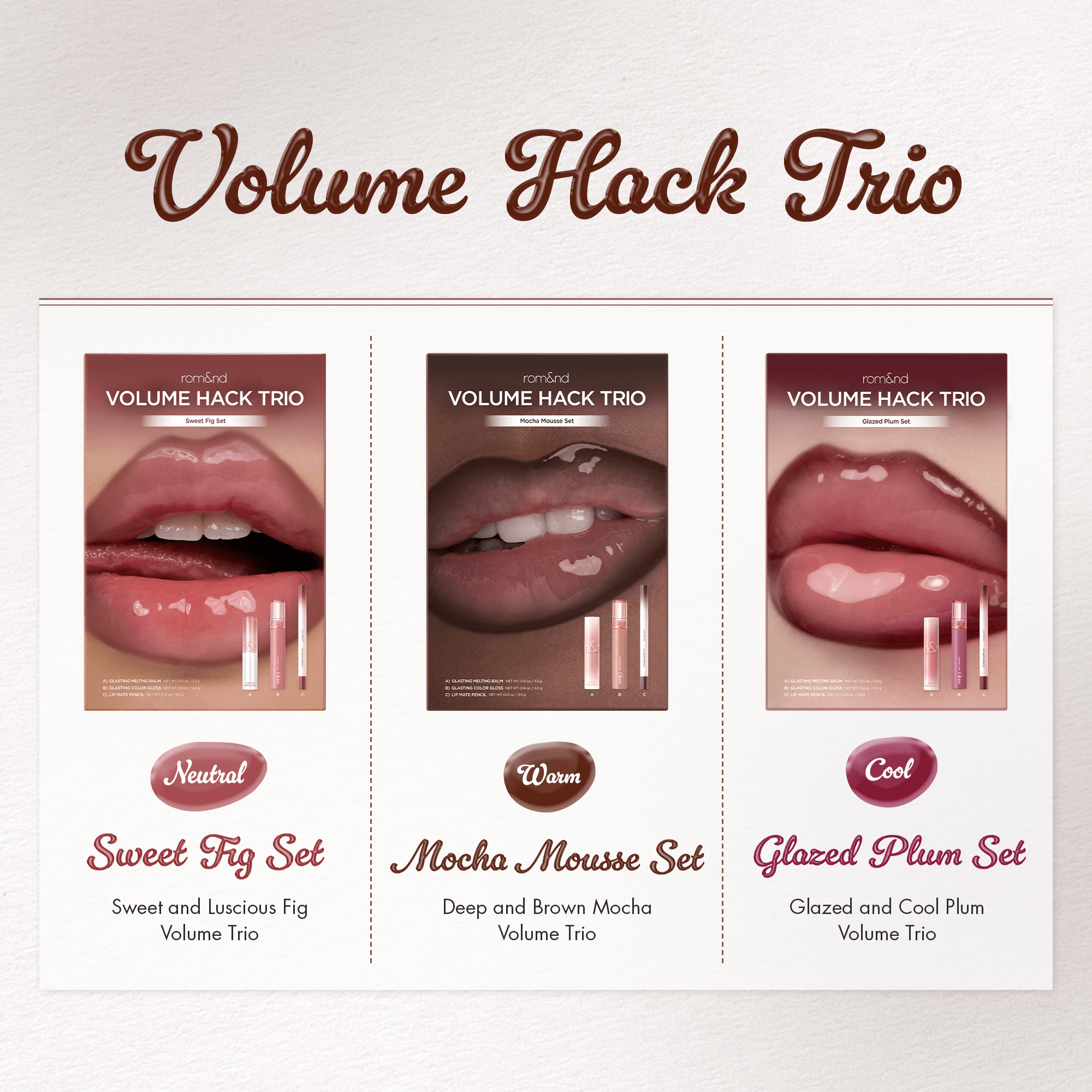 VOLUME HACK TRIO - rom&nd
