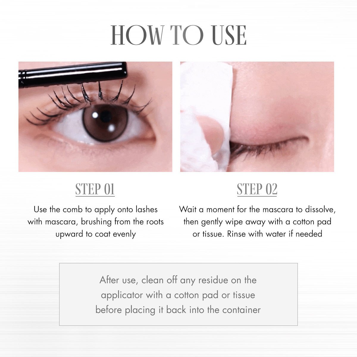 HAN ALL MASCARA REMOVER - rom&nd