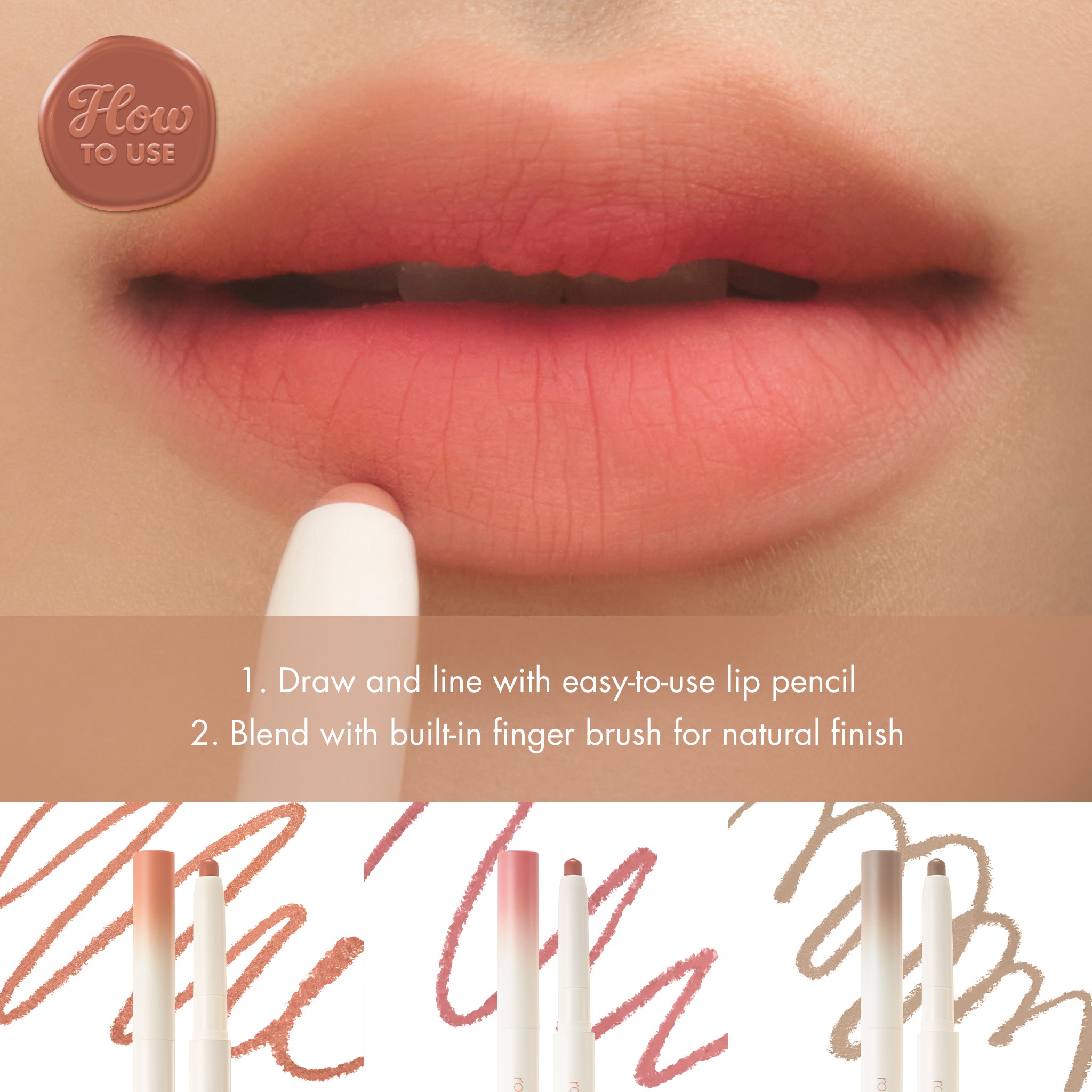 LIP MATE PENCIL - rom&nd