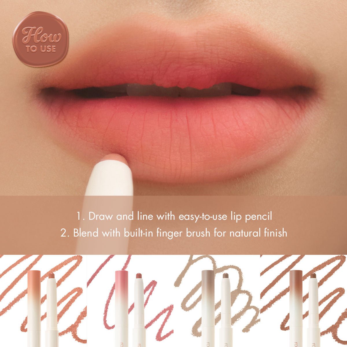 LIP MATE PENCIL - rom&nd