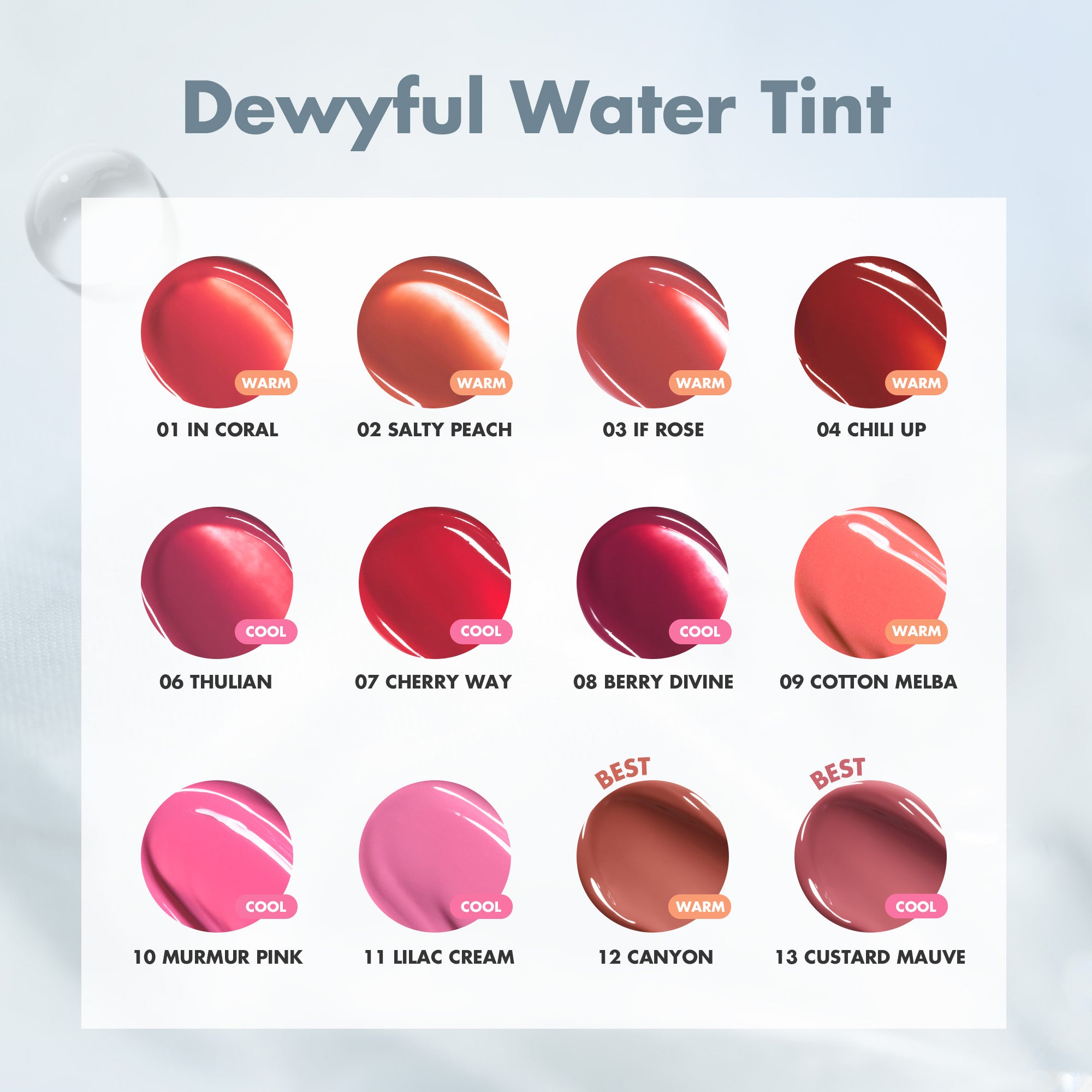 DEWY·FUL WATER TINT - rom&nd