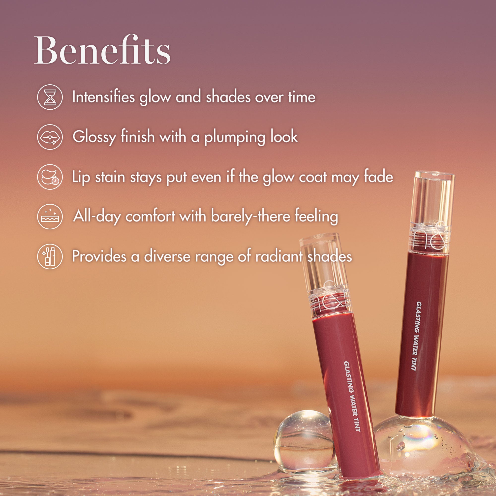 GLASTING WATER TINT - rom&nd