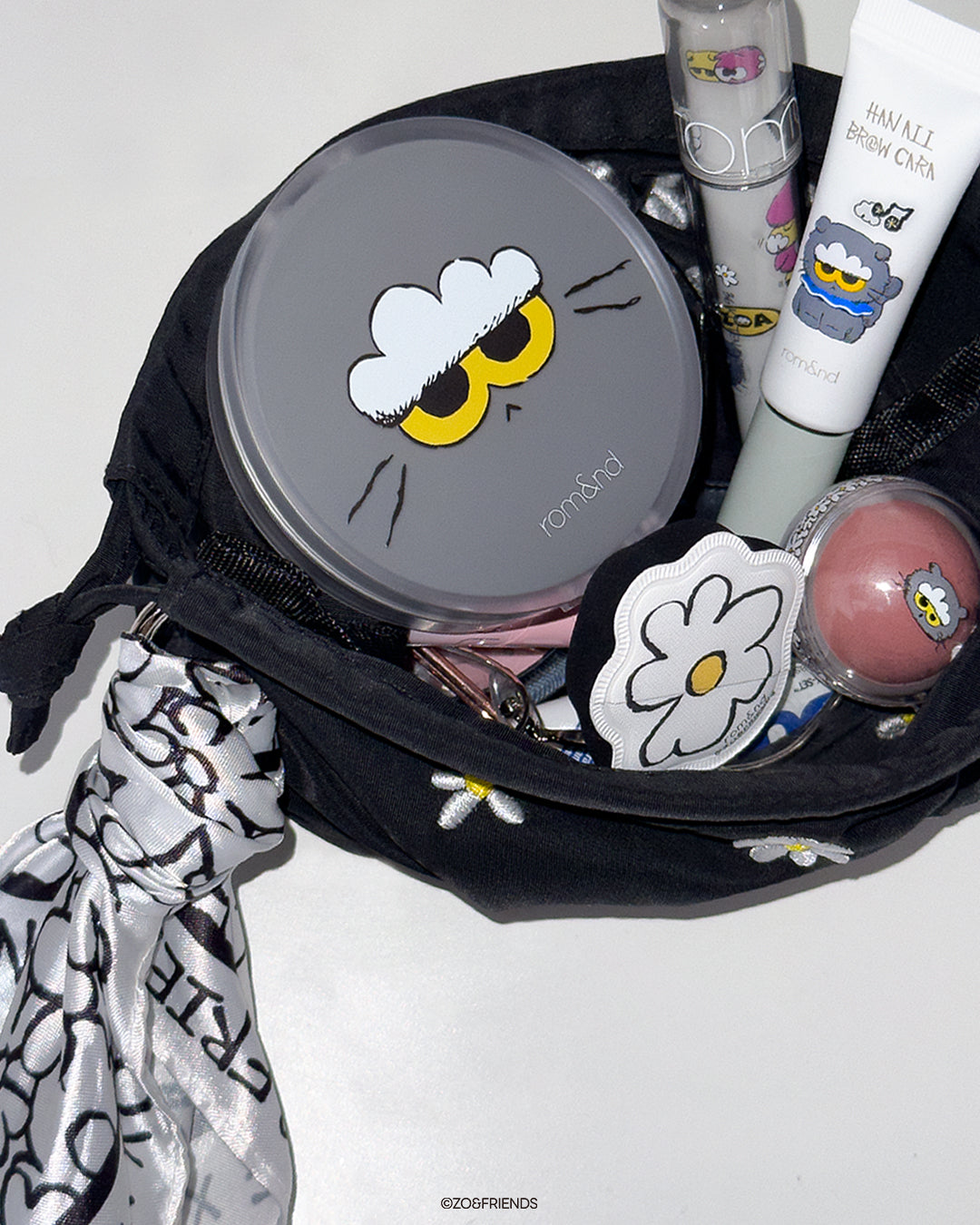 ZO&FRIENDS スカーフ　10個セット rom&nd X ZO&FRIENDS SCARF POUCH