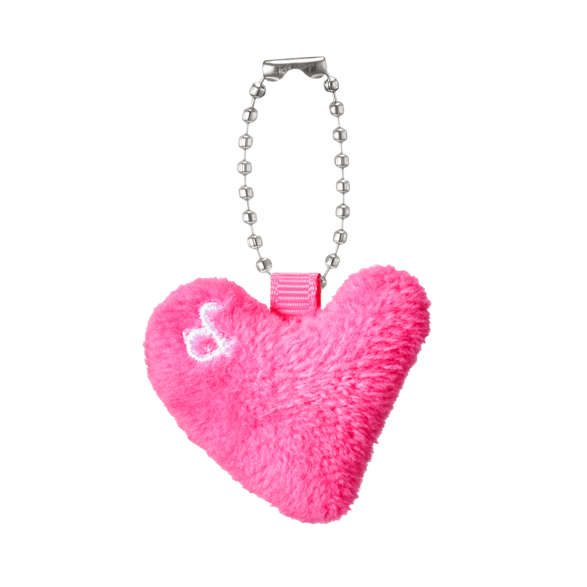 HEART FABRIC KEYRING - rom&nd