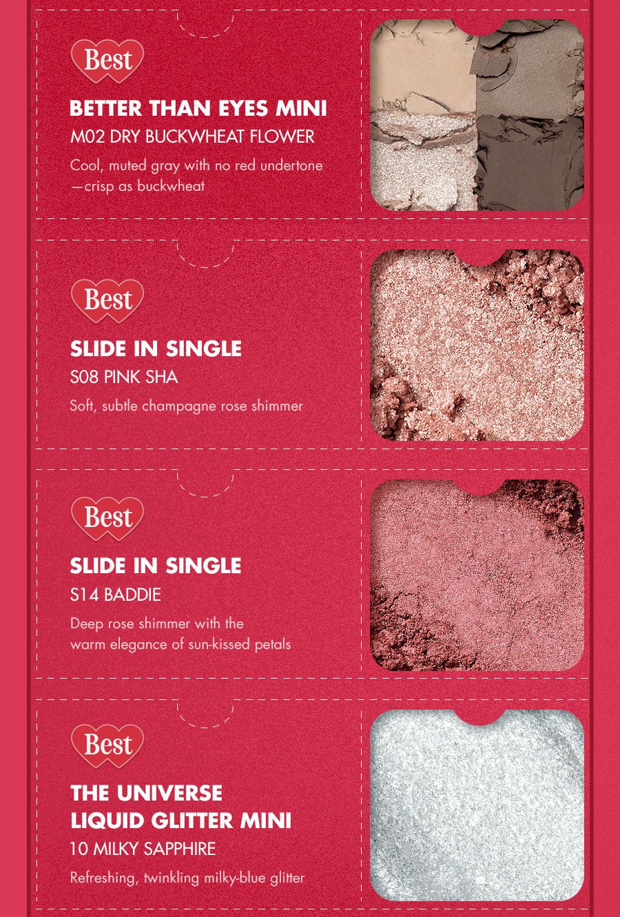 CHEMI HEART ADVENT CALENDAR - COOL - rom&nd