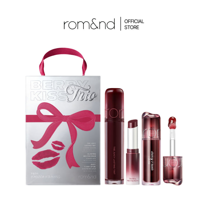 rom&nd X Hannah Bahng Berry Kiss Trio | rom&nd